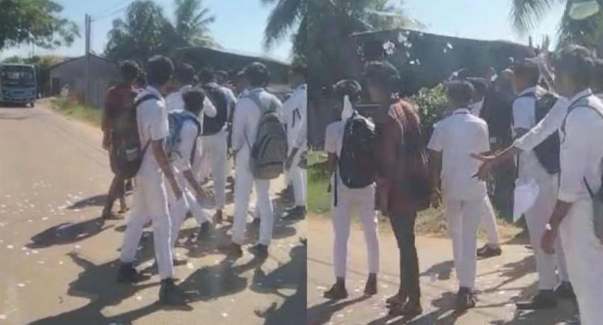 ගුරුවරයාට පහර දුන් පාසල් සිසුන්ට වැඩ වරදී
